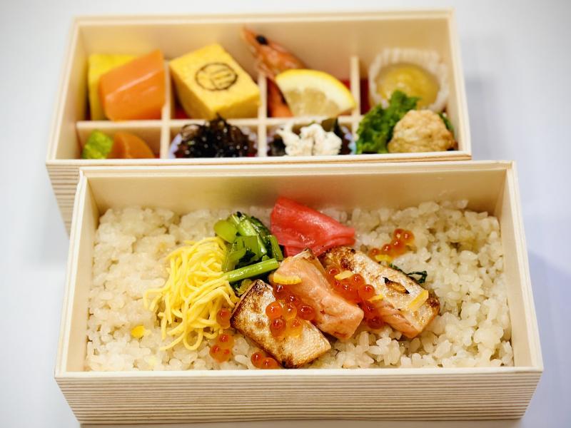 柚子香る鮭はらすの炊き込みご飯弁当