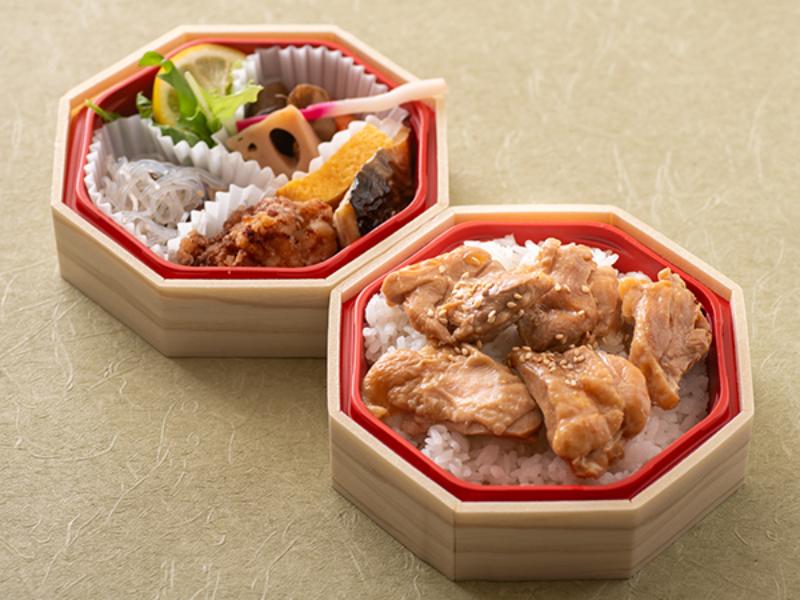 【鮮やか二段】鶏の照焼き重