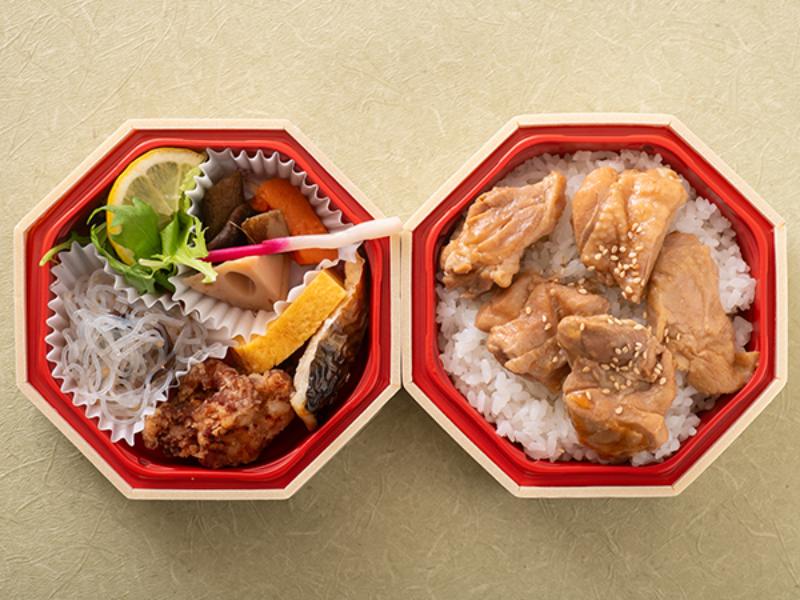 【鮮やか二段】鶏の照焼き重