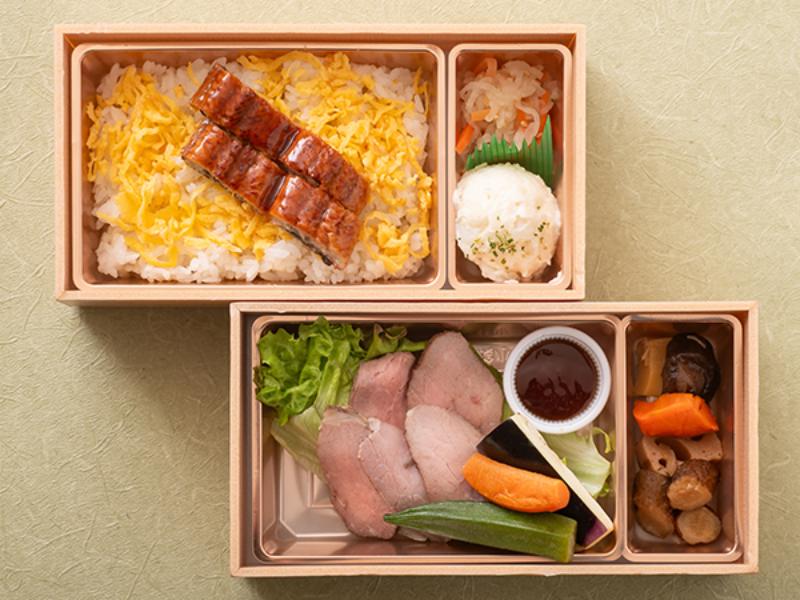 鰻重＆ローストビーフの豪華二段御膳