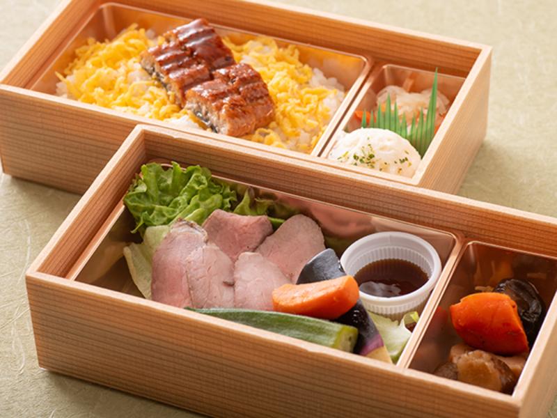 鰻重＆ローストビーフの豪華二段御膳
