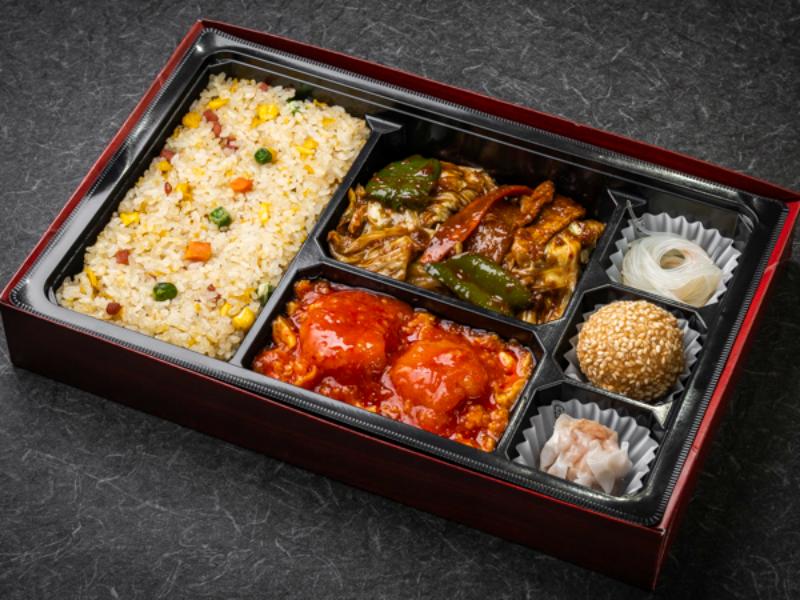 ガッツリ御膳（回鍋肉・エビ卵チリソース）