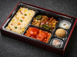 ガッツリ御膳（回鍋肉・エビ卵チリソース）