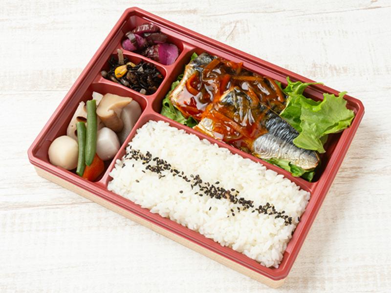 焼きサバの野菜あんかけ弁当