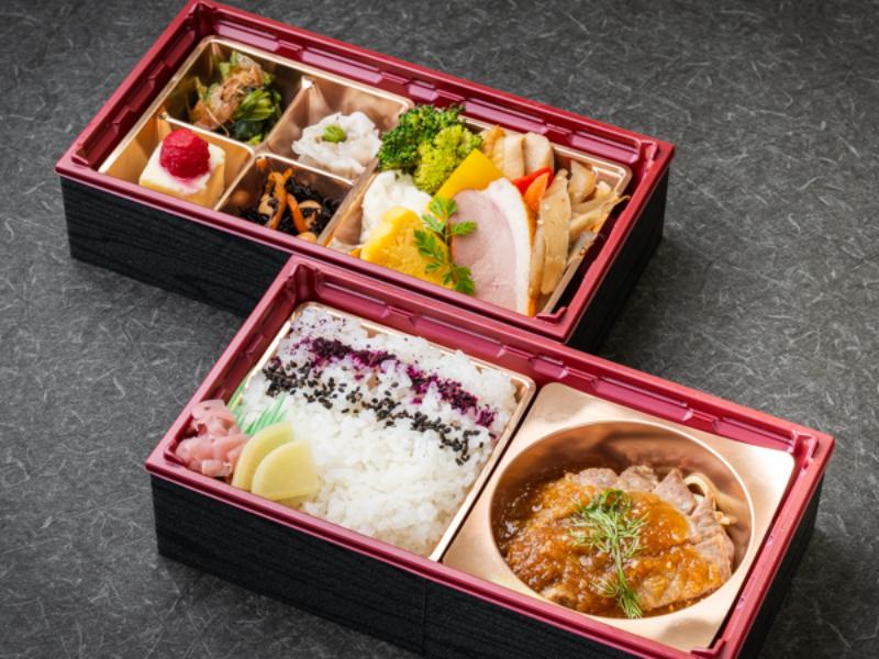 サーロインステーキ特製おろしソース 2段御膳