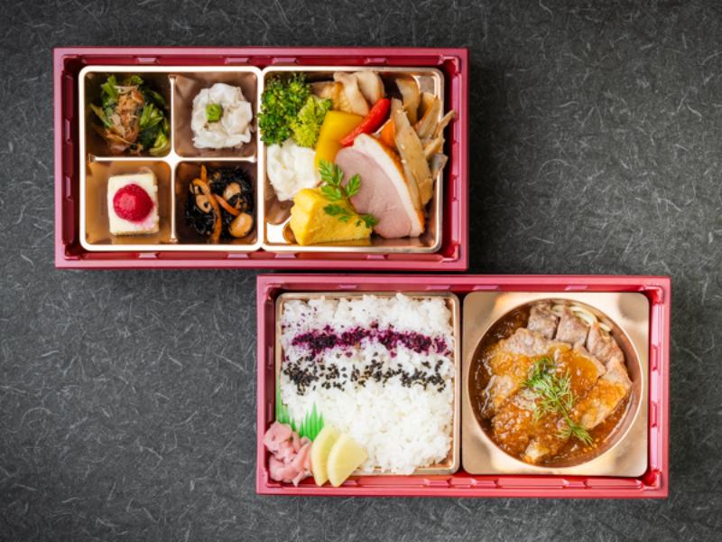 サーロインステーキ特製おろしソース 2段御膳