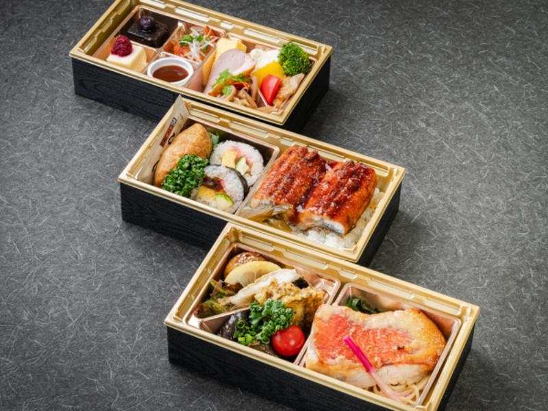 鰻＆自家製極厚稲荷の3段御膳 金目鯛西京焼