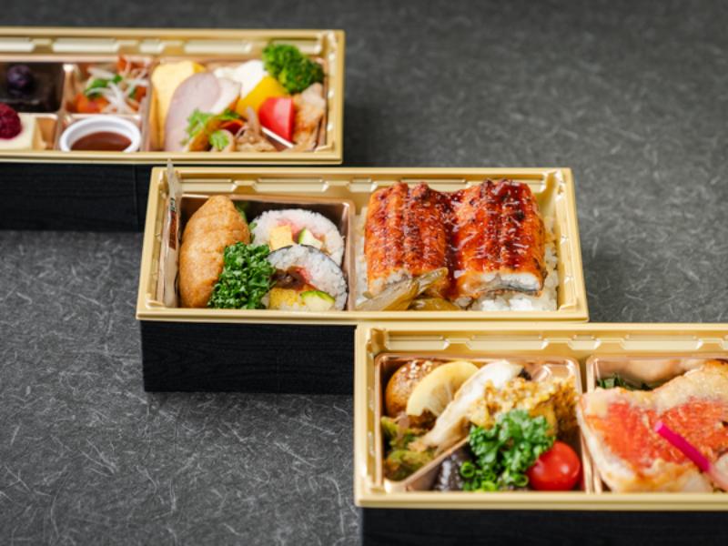 鰻＆自家製極厚稲荷の3段御膳 金目鯛西京焼