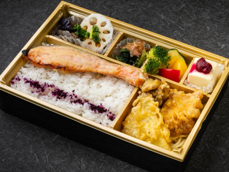 銀鮭西京焼＆3種天ぷら御膳