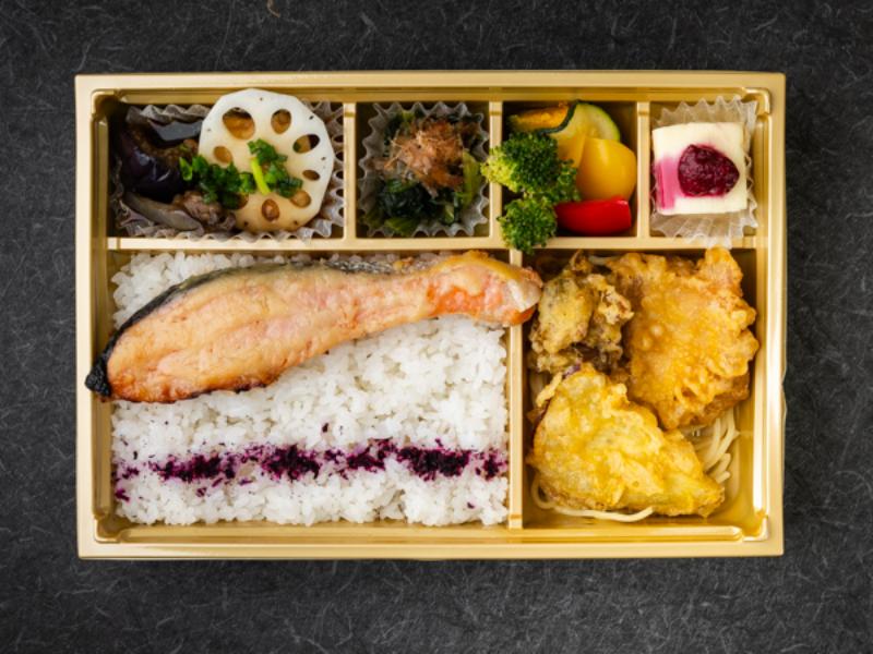 銀鮭西京焼＆3種天ぷら御膳
