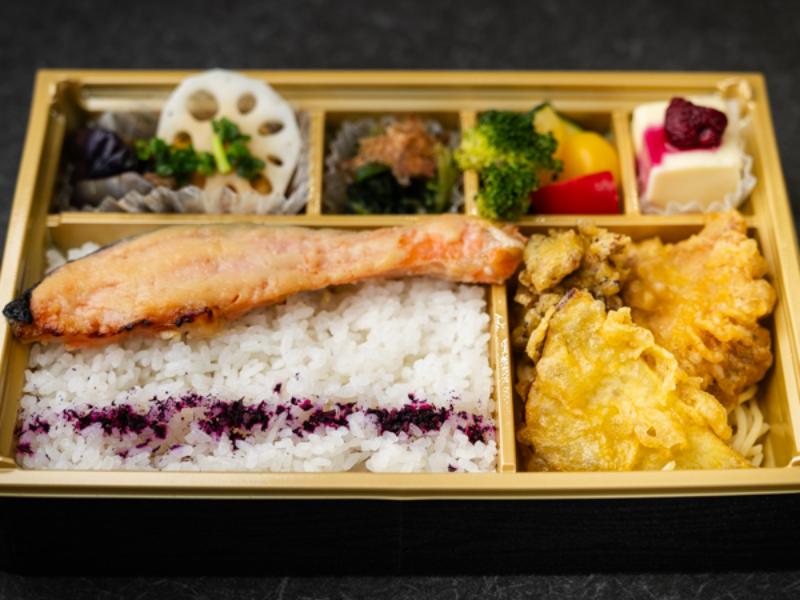 銀鮭西京焼＆3種天ぷら御膳