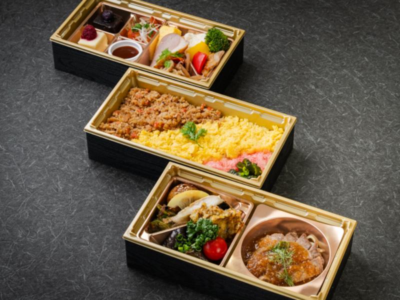 3段3色御膳 サーロインステーキ 特製和風おろしソース