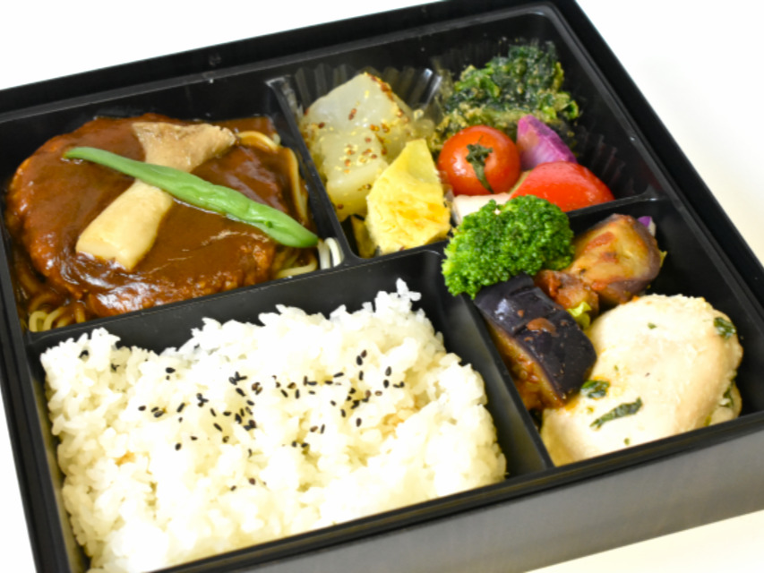 黒毛和牛ハンバーグ弁当