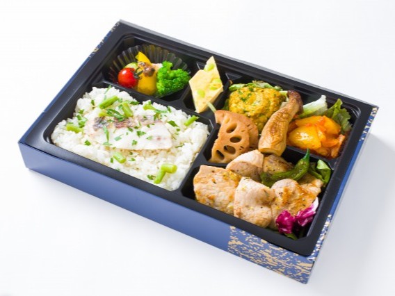 鯛めしと生姜焼き弁当