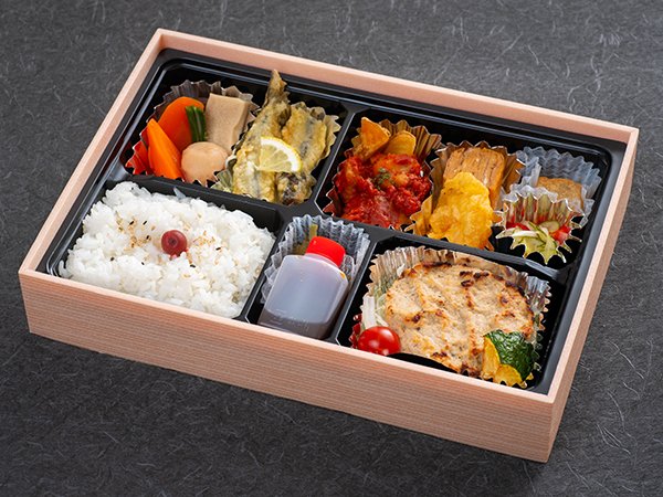 特上三元豚自家製ハンバーグ＆幕の内弁当