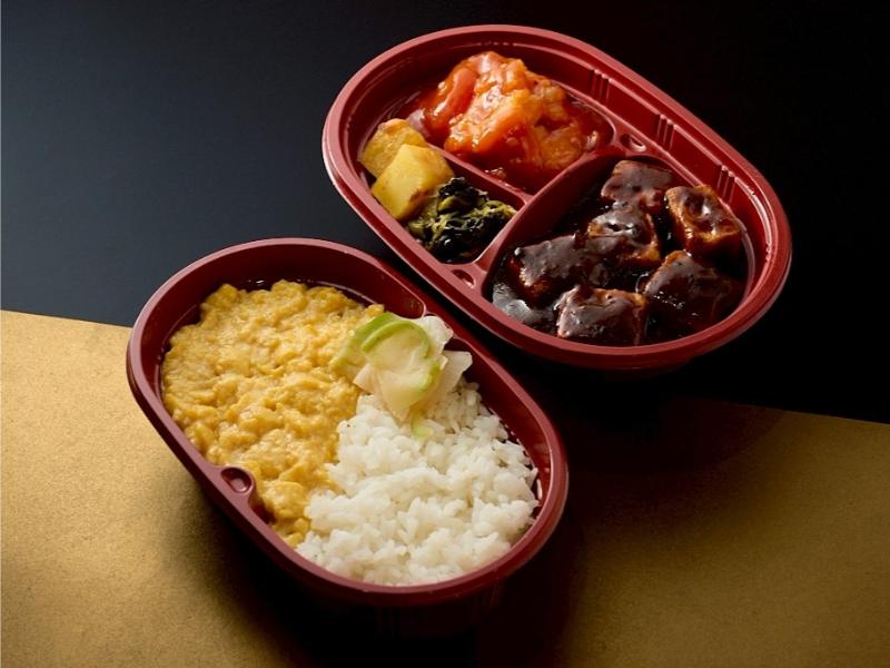金久右衛門特製〜二色中華〜エビチリ×麻婆豆腐