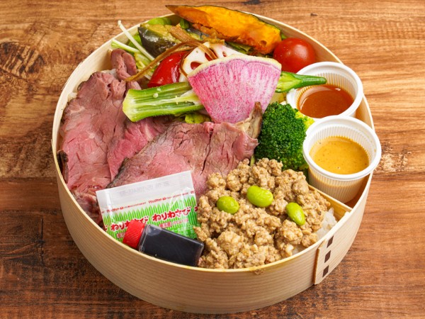 ローストビーフわっぱ弁当