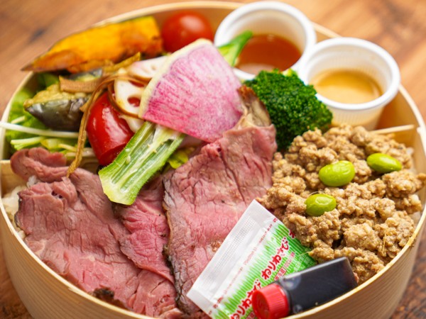ローストビーフわっぱ弁当