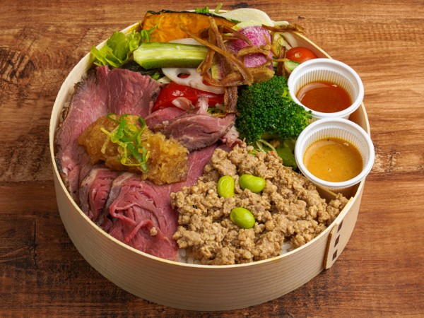 和風ビーフステーキわっぱ弁当