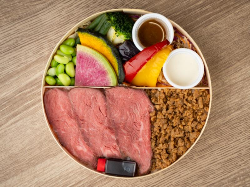 ローストビーフわっぱ弁当