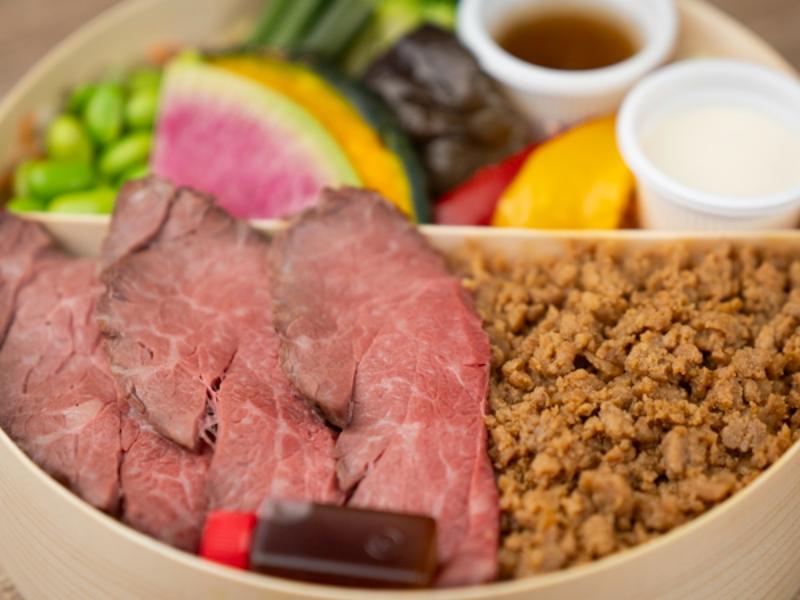 ビーフステーキわっぱ弁当