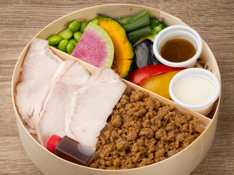 ポークステーキわっぱ弁当