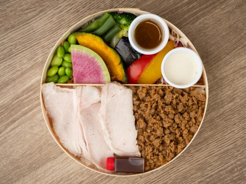 ポークステーキわっぱ弁当