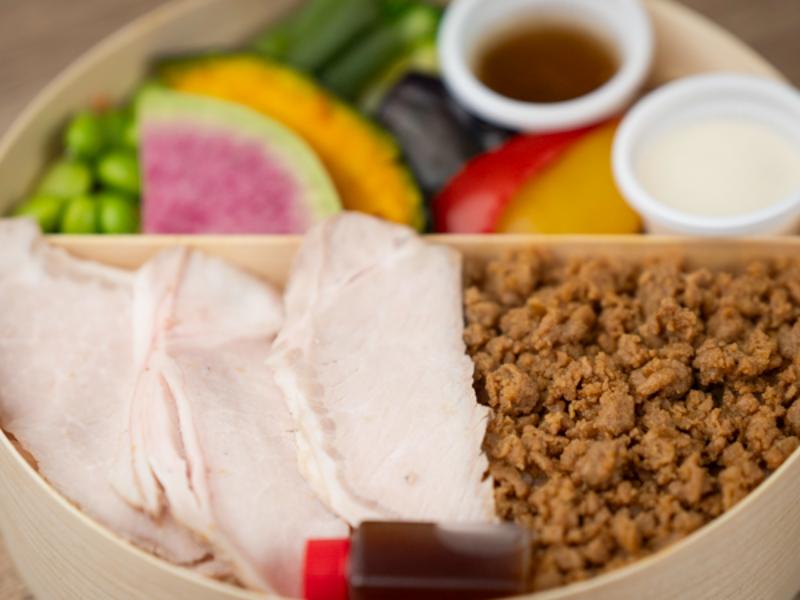 ポークステーキわっぱ弁当