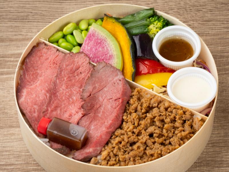 和風ビーフステーキわっぱ弁当