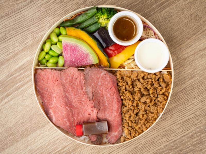 和風ビーフステーキわっぱ弁当