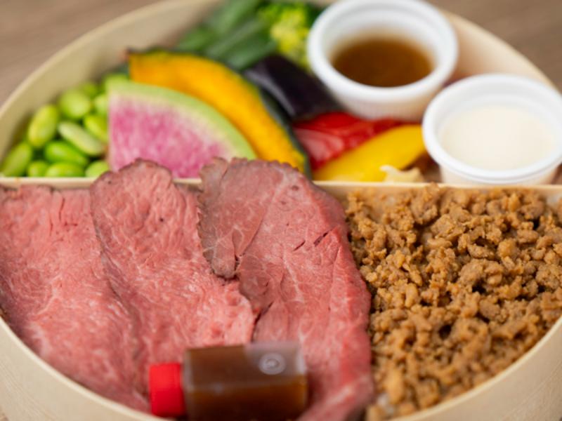和風ビーフステーキわっぱ弁当