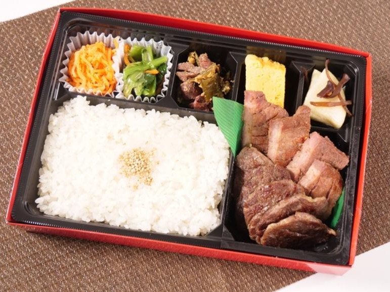 厚切り牛タンと牛サガリ焼肉御膳