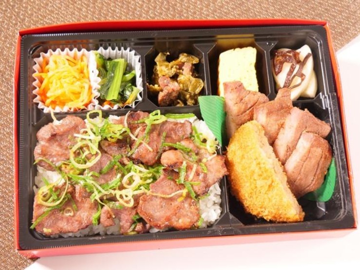 牛タンずくし御膳 ～厚切り牛タン・牛タン香味焼・牛タンメンチ～