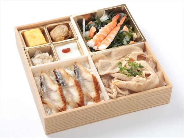 うなぎと豚すき弁当
