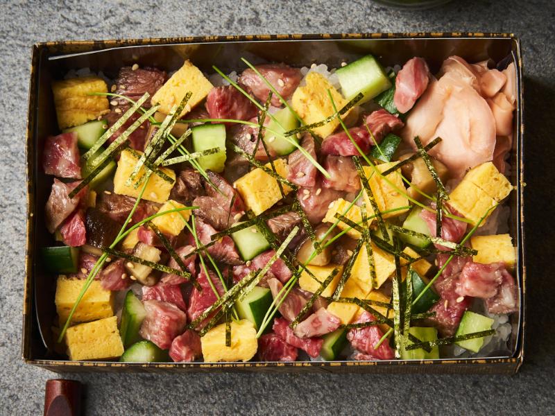 A5和牛肉ちらし