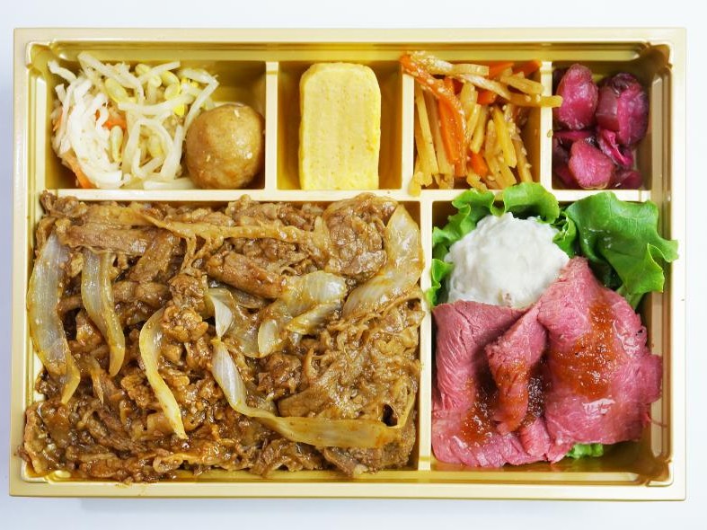 カルビとローストビーフ贅沢御膳