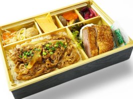 カルビと牛カツ御膳