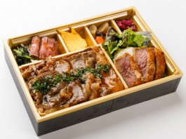 【特上】和牛カルビと牛かつ御膳