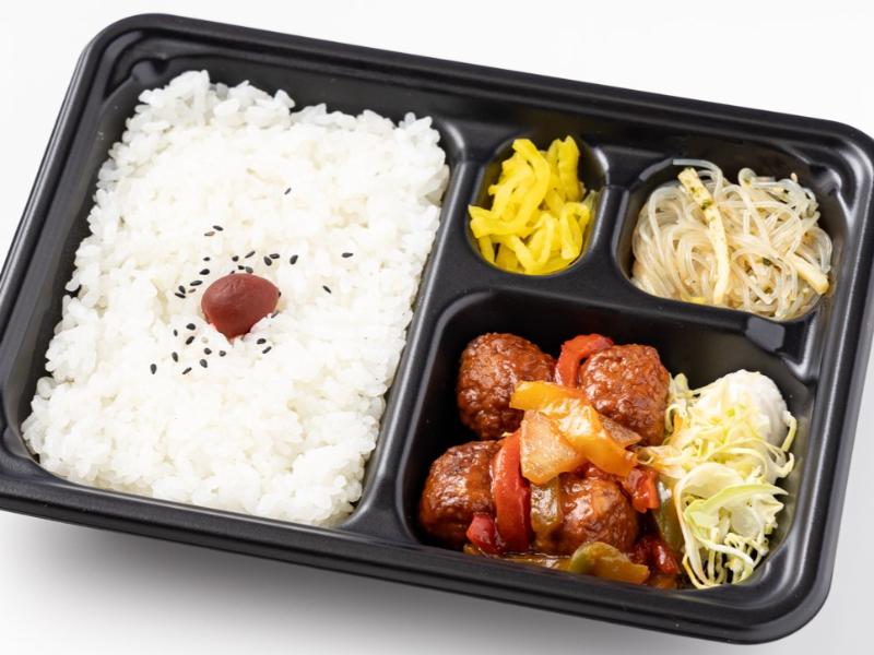 肉団子甘酢炒め弁当