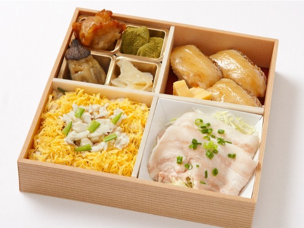 彩り鯛めしと活け〆鯛の漬け握り
