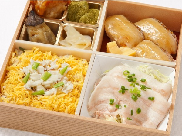 彩り鯛めしと活け〆鯛の漬け握り
