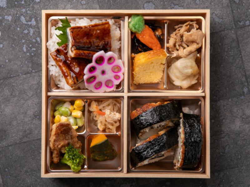 贅沢彩り御膳〜鰻の太巻きと鰻の蒲焼き御膳〜