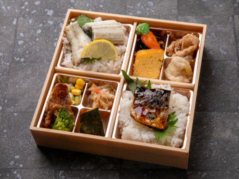 贅沢彩り御膳〜さば幽庵焼きと鰻の白焼き〜