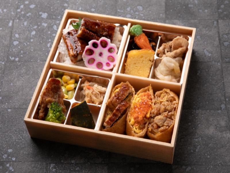 4升御膳〜鰻の蒲焼きと彩り稲荷(ひつまぶし・いくら・牛そぼろ)〜