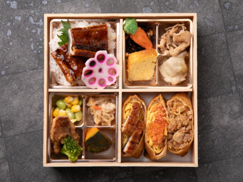 4升御膳〜鰻の蒲焼きと彩り稲荷(ひつまぶし・いくら・牛そぼろ)〜