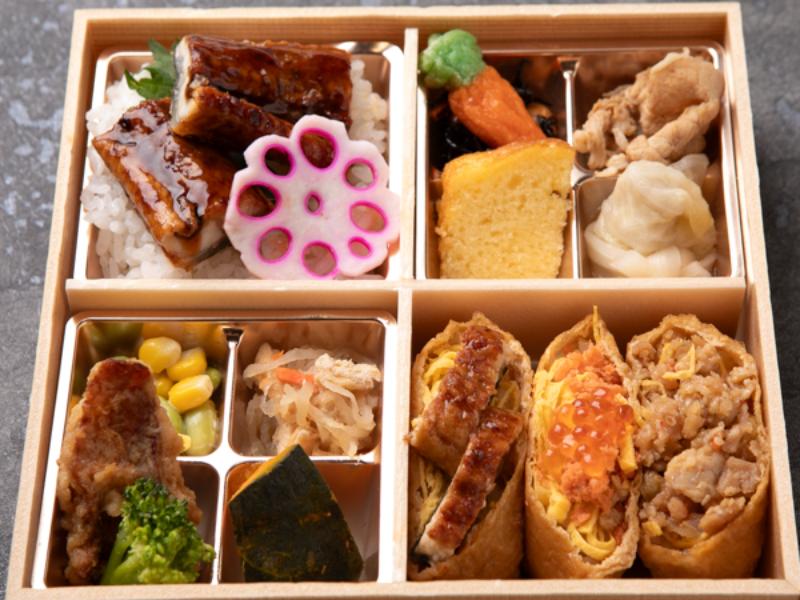 4升御膳〜鰻の蒲焼きと彩り稲荷(ひつまぶし・いくら・牛そぼろ)〜