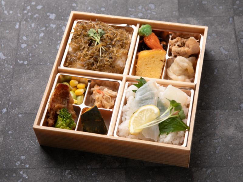 贅沢彩り御膳〜鯛の昆布〆とちりめんじゃこ〜