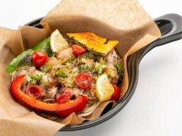 グリルチキンハーブマリネ〜焼き野菜パスタ添え〜（温める発熱剤追加推奨）