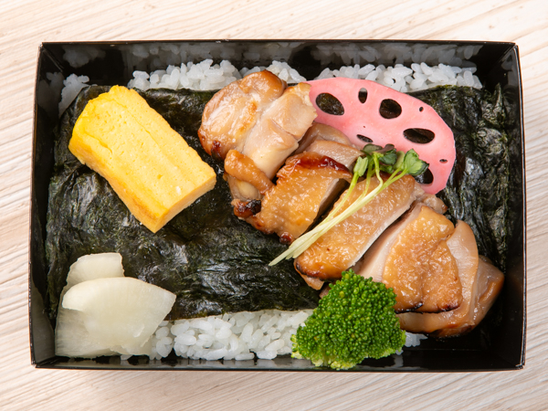 鶏もも蜂蜜焼き海苔弁当