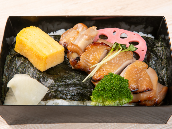 鶏もも蜂蜜焼き海苔弁当
